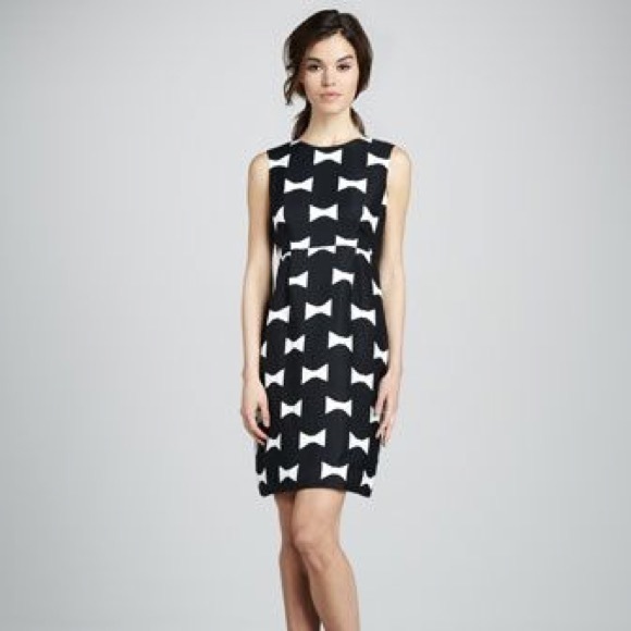 kate spade black bow dress